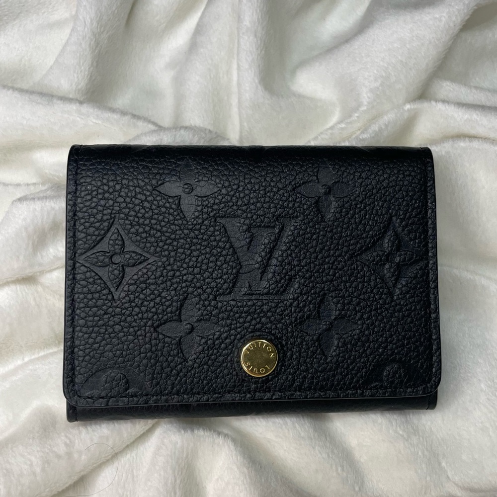 Louis Vuitton Black Monogram Empreinte Card Case Wallet 🖤